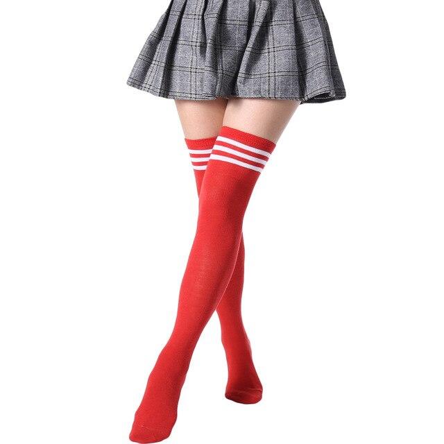 Winter Sexy Knee High Socks Striped - Shop The Deals
