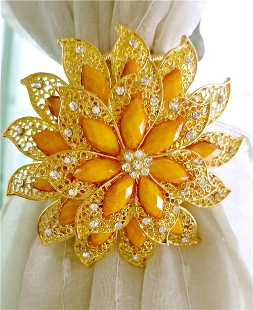 Flower Shaped Magnet Curtain Tieback