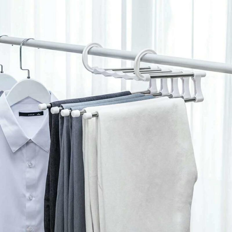 Stainless Steel 5-in-1 Portable Pants Hanger
