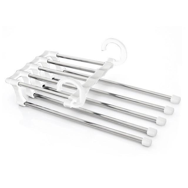 Stainless Steel 5-in-1 Portable Pants Hanger