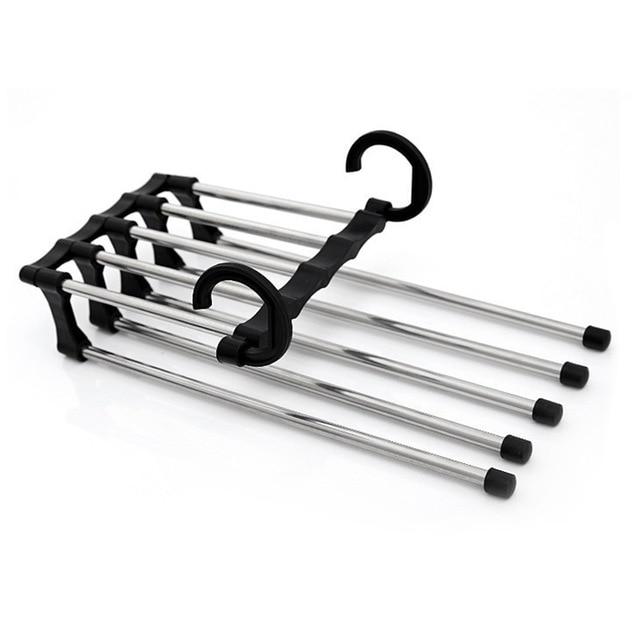 Stainless Steel 5-in-1 Portable Pants Hanger