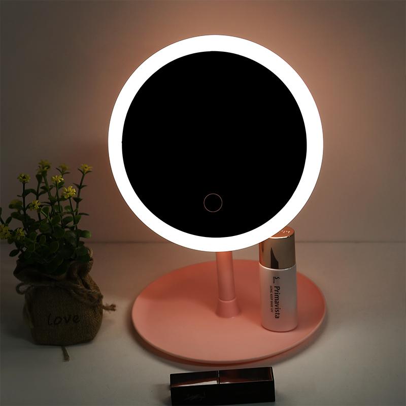 Folding Magnifying Lighted Makeup Mirror