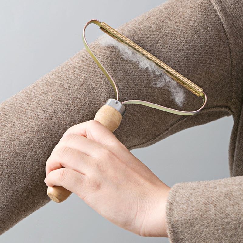 Dry cleaning hair ball artifact
