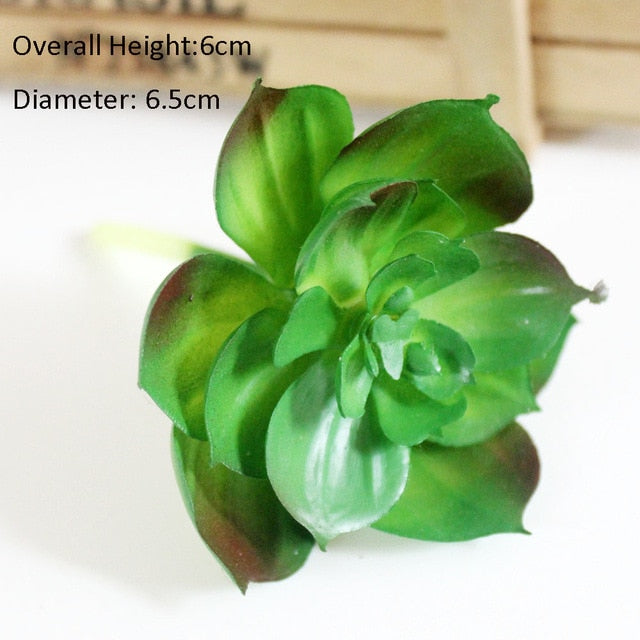 Green Mini Bonsai Artificial Succulents Plants