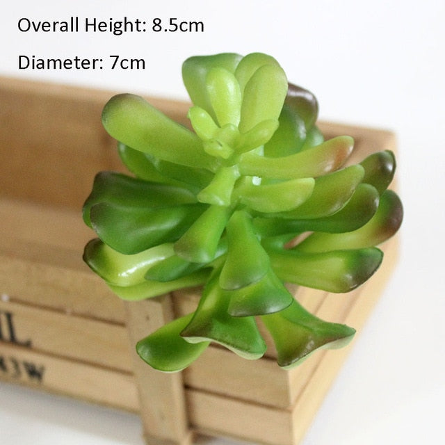 Green Mini Bonsai Artificial Succulents Plants
