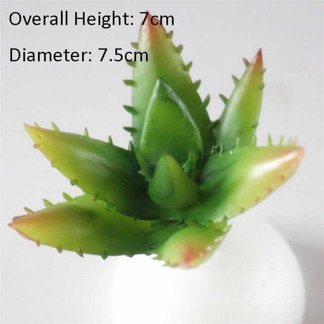 Green Mini Bonsai Artificial Succulents Plants
