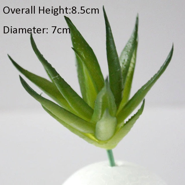 Green Mini Bonsai Artificial Succulents Plants
