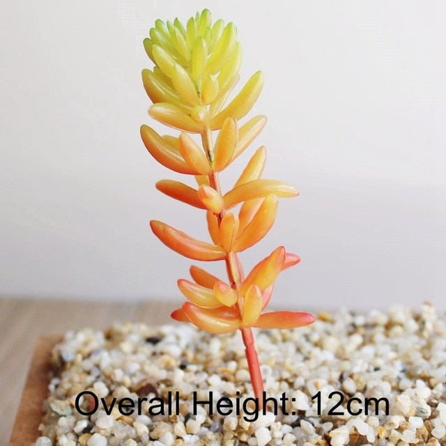 Green Mini Bonsai Artificial Succulents Plants