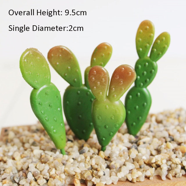 Green Mini Bonsai Artificial Succulents Plants