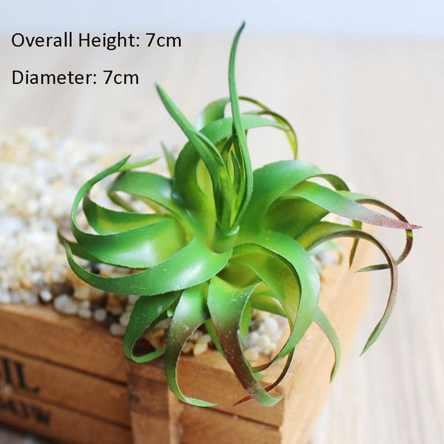 Green Mini Bonsai Artificial Succulents Plants