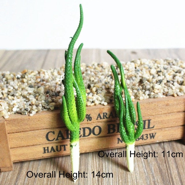 Green Mini Bonsai Artificial Succulents Plants
