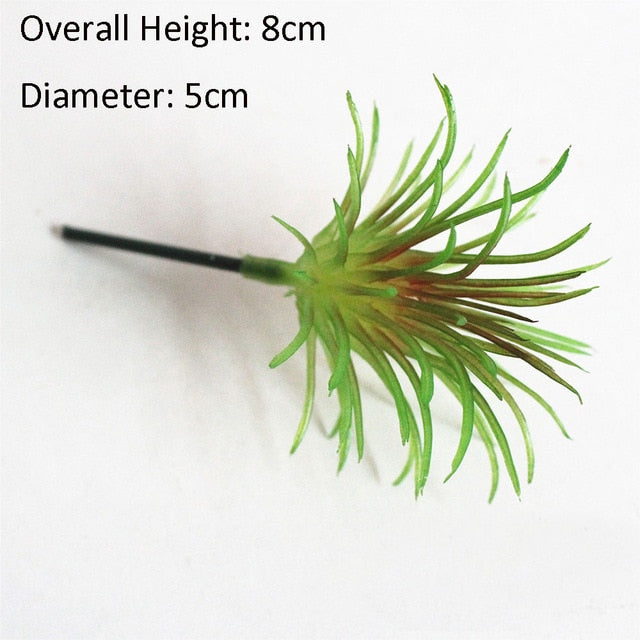 Green Mini Bonsai Artificial Succulents Plants