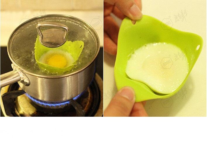 4Pcs Silicone Egg Poacher