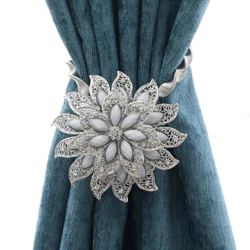 Flower Shaped Magnet Curtain Tieback