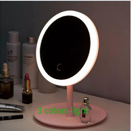 Folding Magnifying Lighted Makeup Mirror