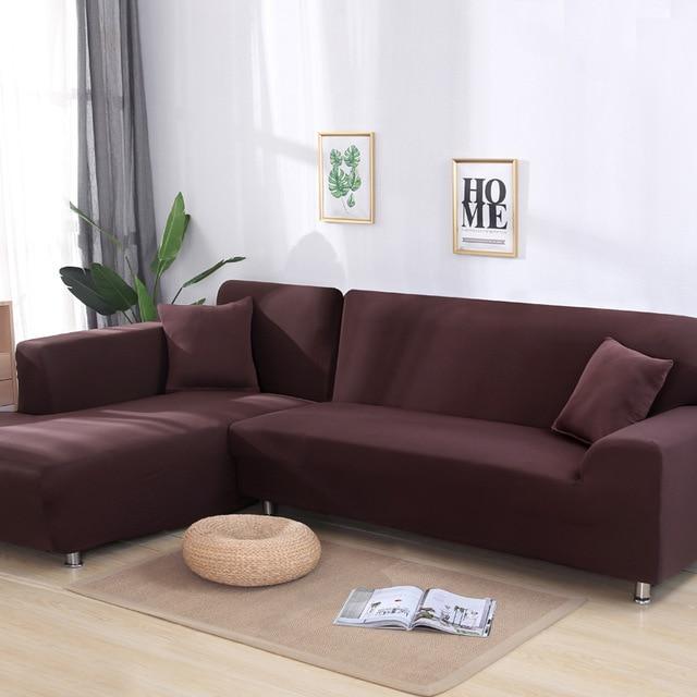 solid color corner sofa covers
