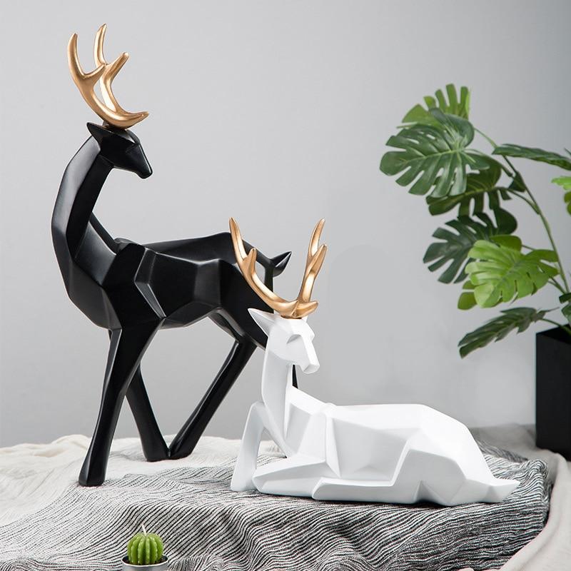 Nordic Style gift 3D Solid Geometry Lucky Deer