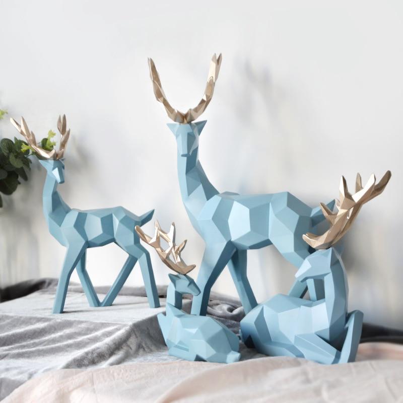 Nordic Style gift 3D Solid Geometry Lucky Deer