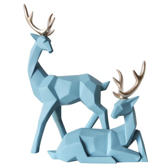 Nordic Style gift 3D Solid Geometry Lucky Deer