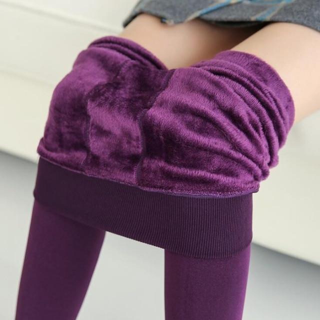 Winter Leggings Knitting Velvet