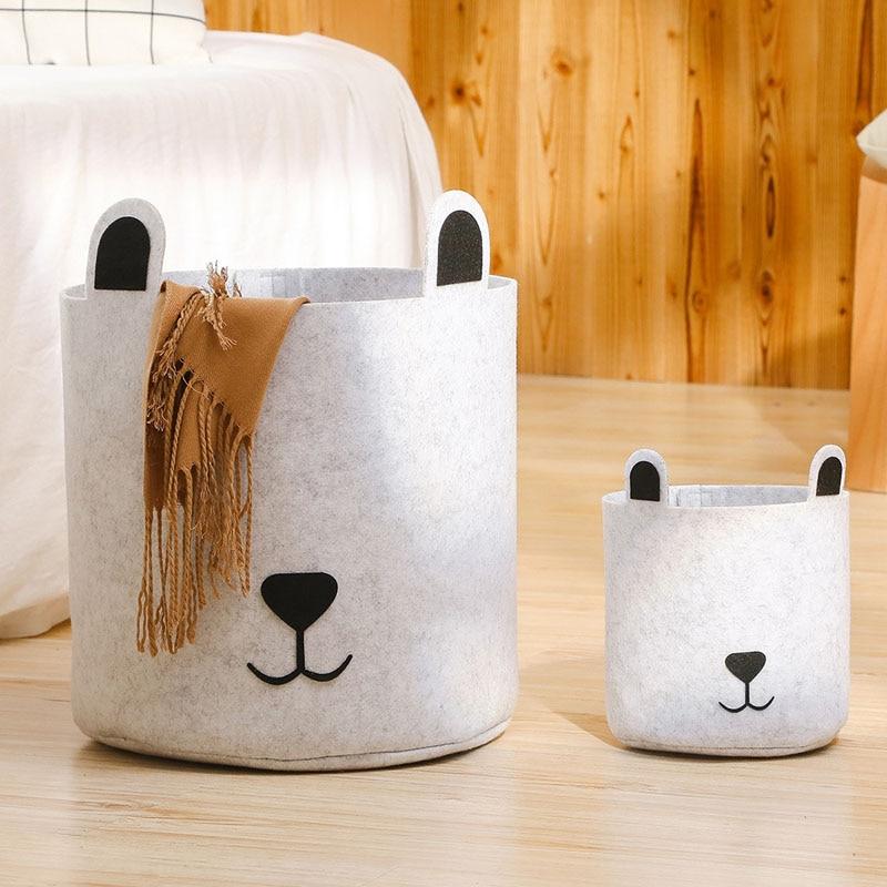 Felt Fabric Laundry Basket