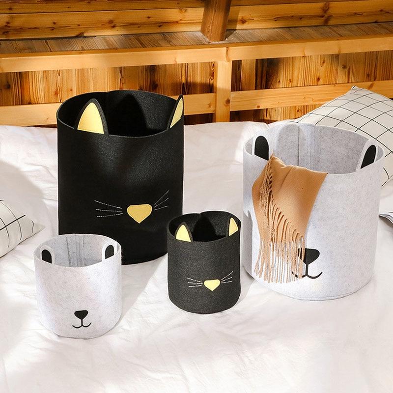 Felt Fabric Laundry Basket