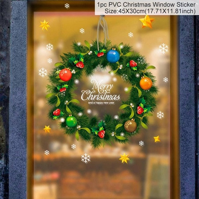 Christmas Window Stickers Christmas Decorations