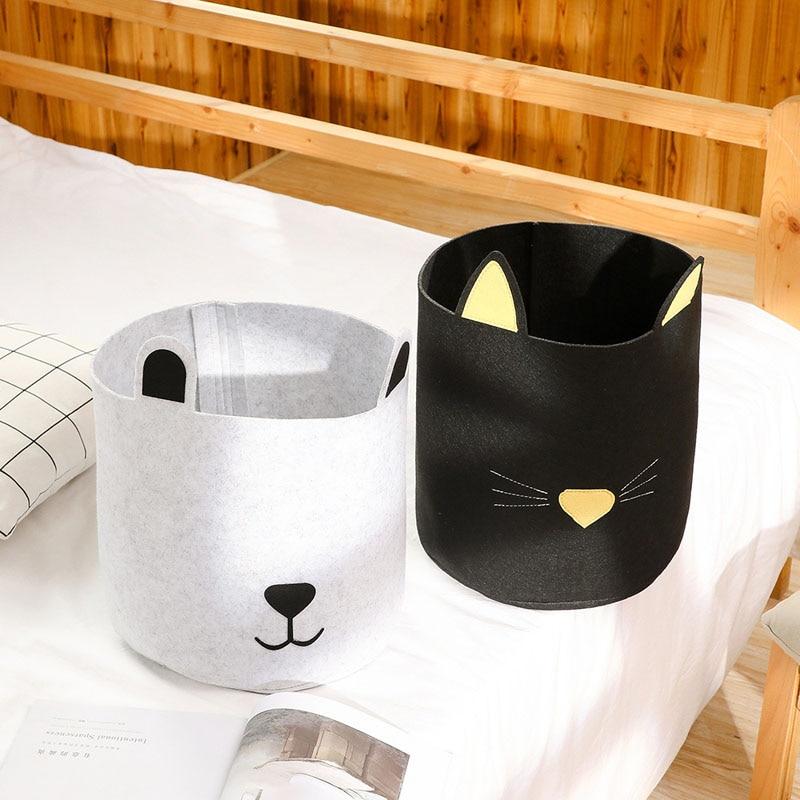 Felt Fabric Laundry Basket