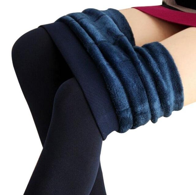 Winter Leggings Knitting Velvet