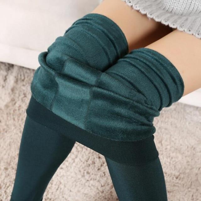 Winter Leggings Knitting Velvet