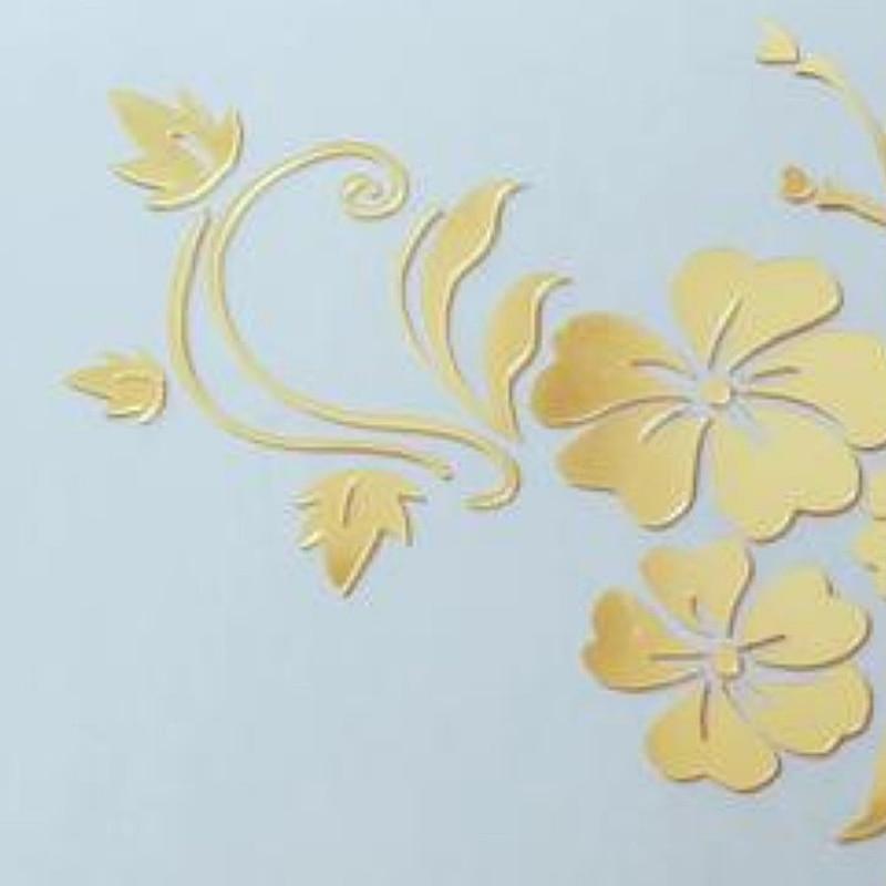 Elegant Acrylic Plum Flower Wall Sticker