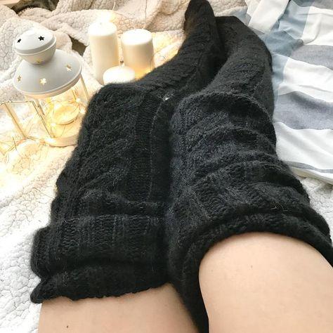 Warm Thigh High Socks For Girls