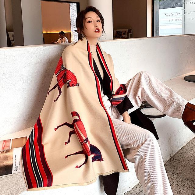 Luxury Brand cashmere women scarf