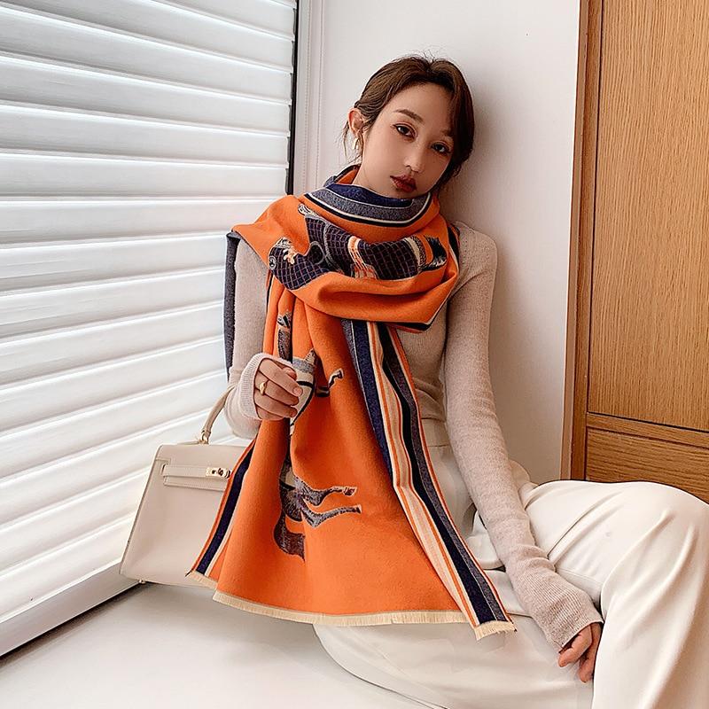 Luxury Brand cashmere women scarf
