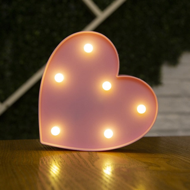 Night Lamp Romantic Party Home Decor