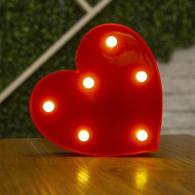 Night Lamp Romantic Party Home Decor