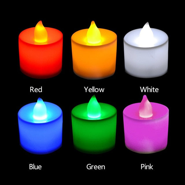 Party Candels Safety Home Decoration